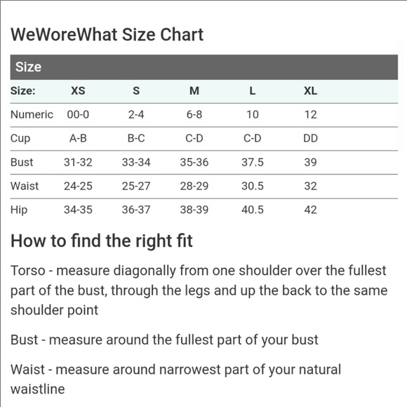 NWT WeWoreWhat Top and Bottom Swim Set - Picture 7 of 9